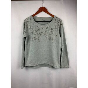 APT. 9 Womens Petite Small Embellished Pullover Sweater Size Small